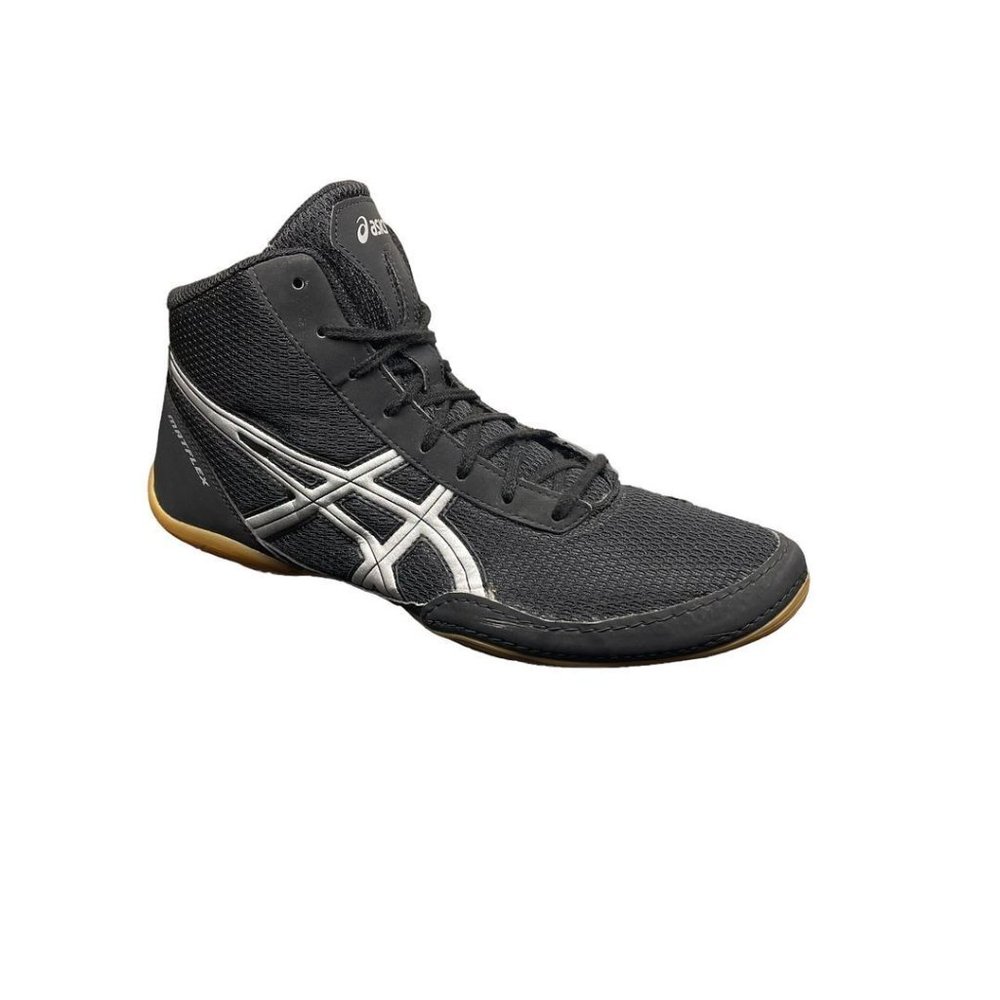 Asics Mens Matflex J504N Black Mesh Training Running Shoes Sneakers Size 11